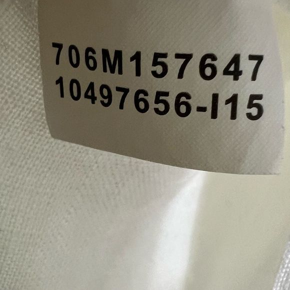 Jones New York White Tunic with Black Trim Size Medium - Picture 10 of 10